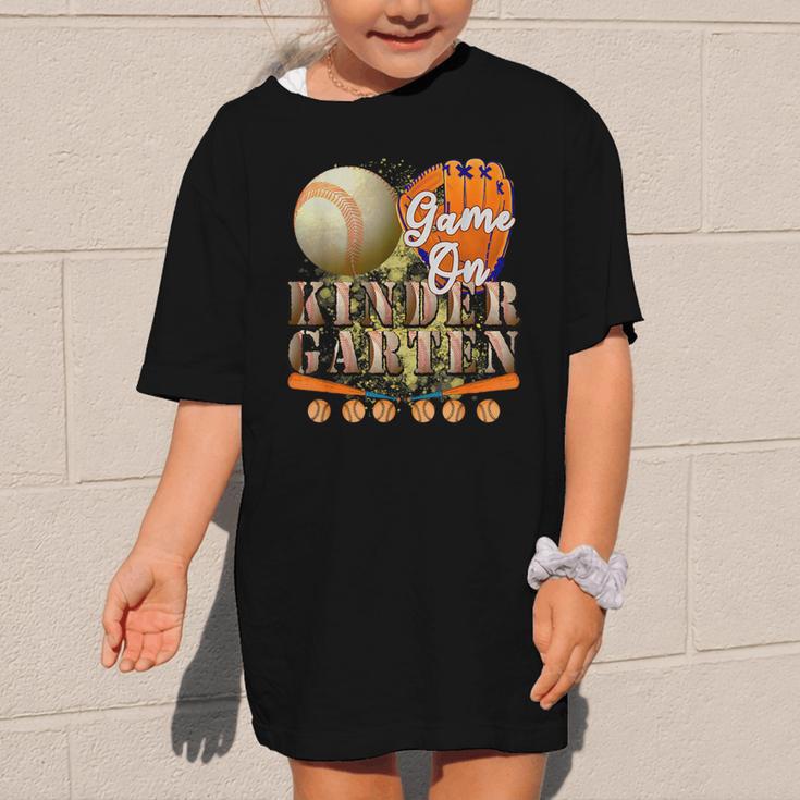 Game On Kindergarten Baseball Back To School Student Kid Boy Graphic Kid T-Shirt Game On Kindergarten Baseball Back To School Student Kid Boy Graphic Kid T-Shirt