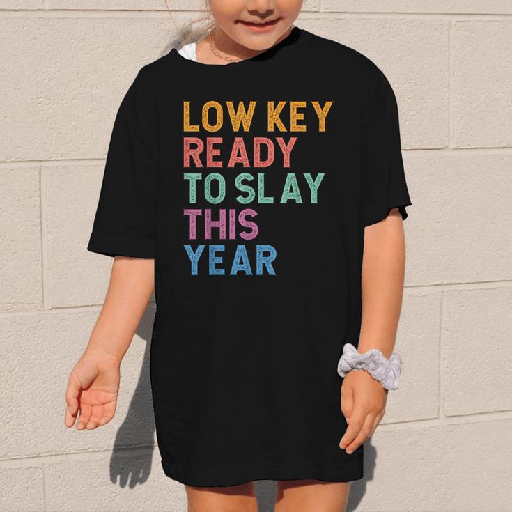 Gen Z Alpha Back To School Low Key Ready To Slay This Year Graphic Kid T-Shirt Gen Z Alpha Back To School Low Key Ready To Slay This Year Graphic Kid T-Shirt