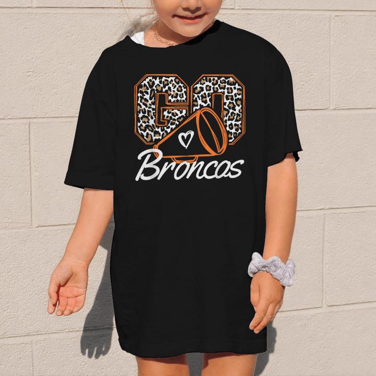 Go Cheer Broncos School Spirit Fan Team Back To School Graphic Kid T-Shirt Go Cheer Broncos School Spirit Fan Team Back To School Graphic Kid T-Shirt