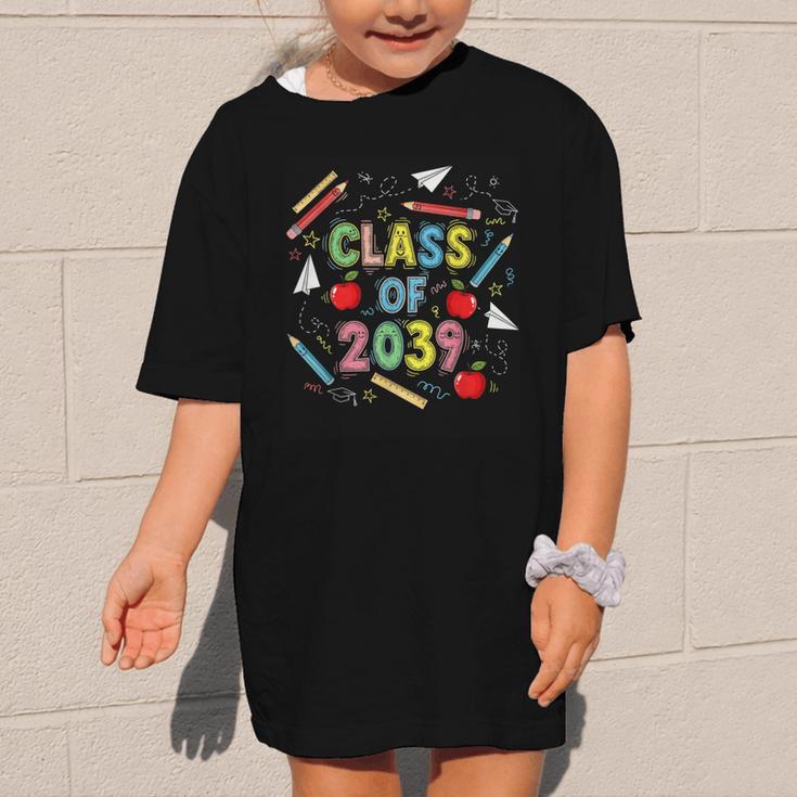 Graduation Class Of 2039 Groow With Me Senior Back To School Graphic Kid T-Shirt Graduation Class Of 2039 Groow With Me Senior Back To School Graphic Kid T-Shirt