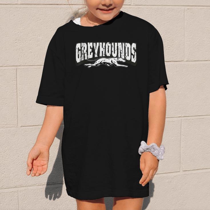 Greyhounds Mascot Back To School Team Spirit Graphic Kid T-Shirt