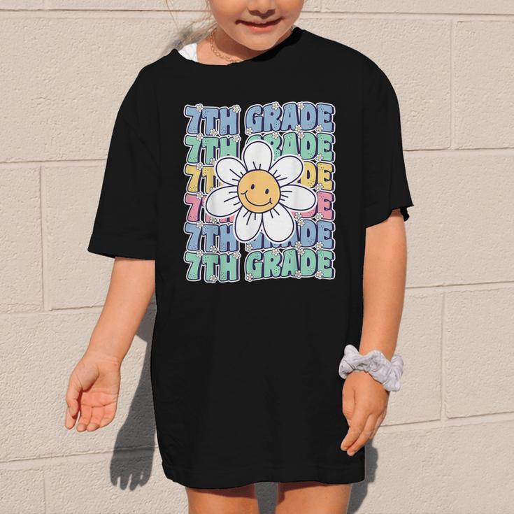 Groovy 7th Grade Back To School First Day Of Seventh Grade Graphic Kid T-Shirt Groovy 7th Grade Back To School First Day Of Seventh Grade Graphic Kid T-Shirt