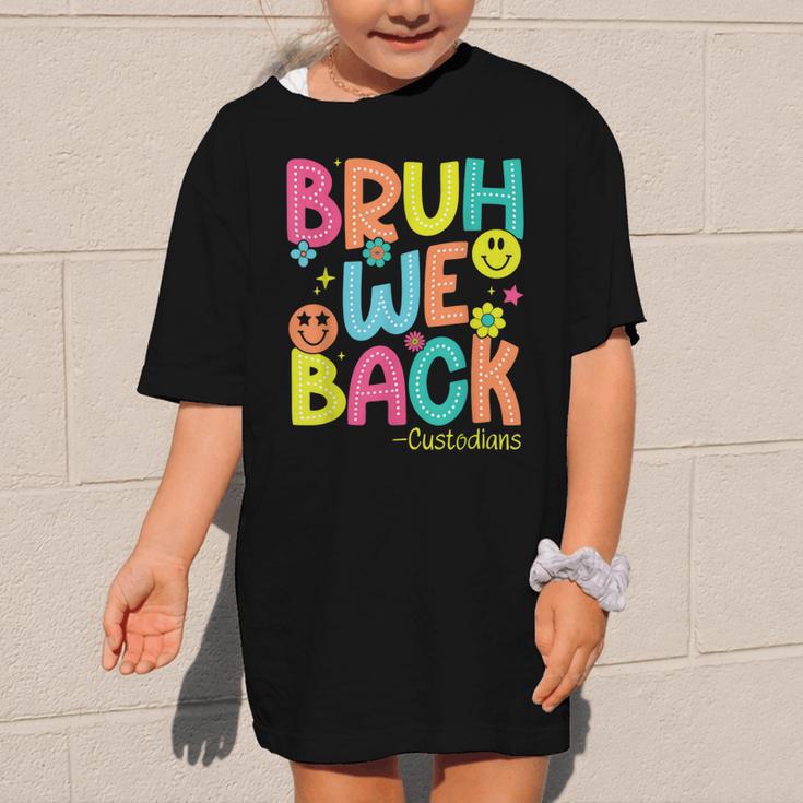 Groovy Custodian Bruh We Back To School Janitor Retro Graphic Kid T-Shirt Groovy Custodian Bruh We Back To School Janitor Retro Graphic Kid T-Shirt