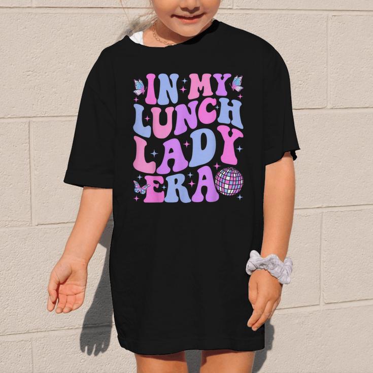 Groovy In My Lunch Lady Era Cafeteria Back To School Graphic Kid T-Shirt Groovy In My Lunch Lady Era Cafeteria Back To School Graphic Kid T-Shirt