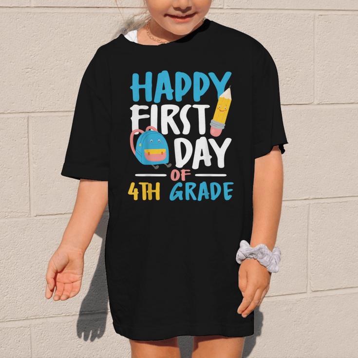 Happy First Day Of 4th Grade Student Back To School Graphic Kid T-Shirt Happy First Day Of 4th Grade Student Back To School Graphic Kid T-Shirt
