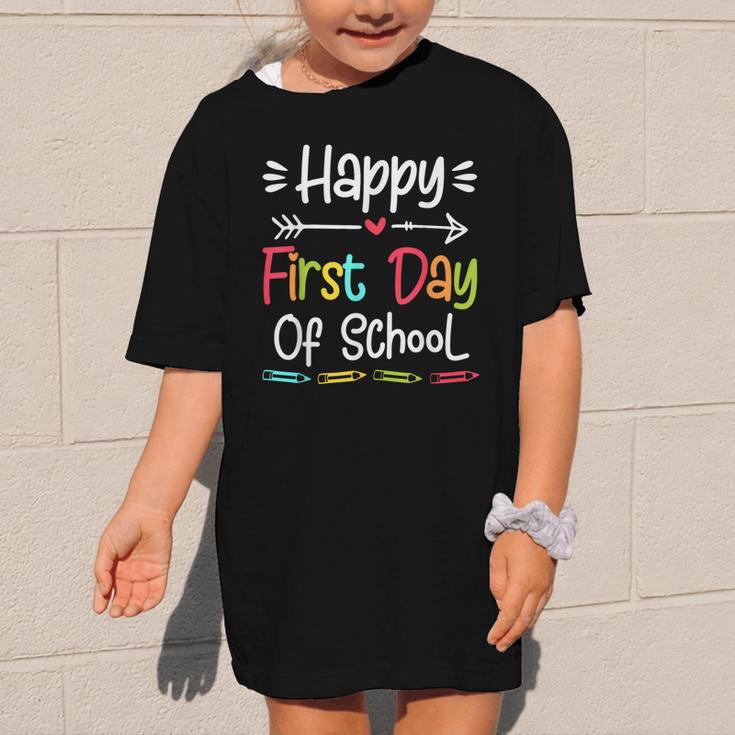 Happy First Day Of School Back To School Kids Students Graphic Kid T-Shirt Happy First Day Of School Back To School Kids Students Graphic Kid T-Shirt