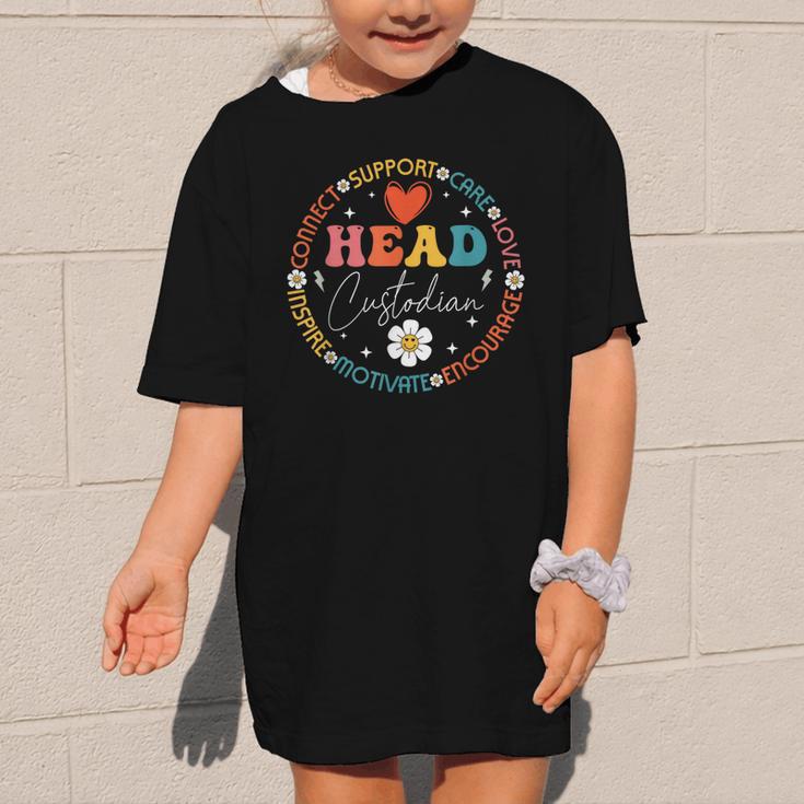 Head Custodian Appreciation Week Back To School Retro Groovy Graphic Kid T-Shirt Head Custodian Appreciation Week Back To School Retro Groovy Graphic Kid T-Shirt