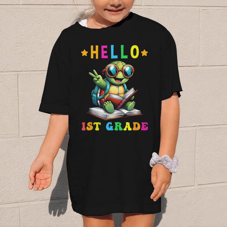 Hello 1st Grade Turtle Lovers Back To School Kids Boys Girls Graphic Kid T-Shirt Hello 1st Grade Turtle Lovers Back To School Kids Boys Girls Graphic Kid T-Shirt