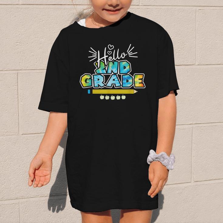 Hello 2nd Grade Back To School First Day Of School Graphic Kid T-Shirt Hello 2nd Grade Back To School First Day Of School Graphic Kid T-Shirt