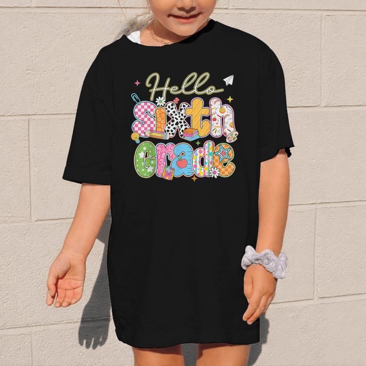 Hello 6th Grade First Day Of School Back To School Boy Girls Graphic Kid T-Shirt Hello 6th Grade First Day Of School Back To School Boy Girls Graphic Kid T-Shirt