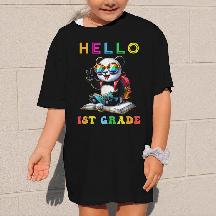 Hello First Grade Panda Lover Back To School Kids Boys Girls Graphic Kid T-Shirt Hello First Grade Panda Lover Back To School Kids Boys Girls Graphic Kid T-Shirt