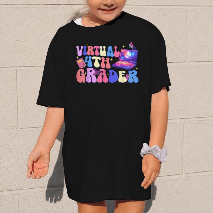 Homeschool 4th Grade Virtual 4th Grader Back To School Graphic Kid T-Shirt Homeschool 4th Grade Virtual 4th Grader Back To School Graphic Kid T-Shirt
