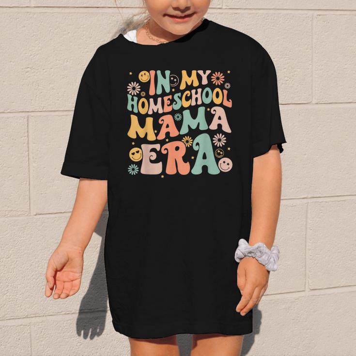 In My Homeschool Mama Era Retro Back To School Graphic Kid T-Shirt In My Homeschool Mama Era Retro Back To School Graphic Kid T-Shirt
