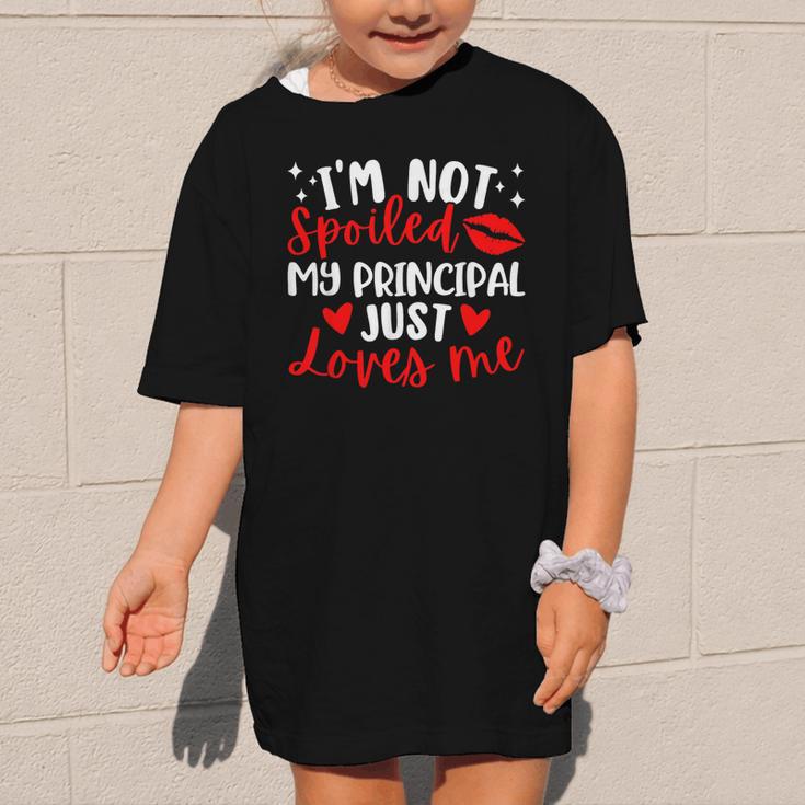 I'm Not Spoiled My Principal Just Loves Me Back To School Graphic Kid T-Shirt I'm Not Spoiled My Principal Just Loves Me Back To School Graphic Kid T-Shirt