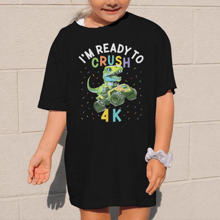 I'm Ready To Crush 4K Dinosaur Back To School 4K Kid Graphic Kid T-Shirt I'm Ready To Crush 4K Dinosaur Back To School 4K Kid Graphic Kid T-Shirt