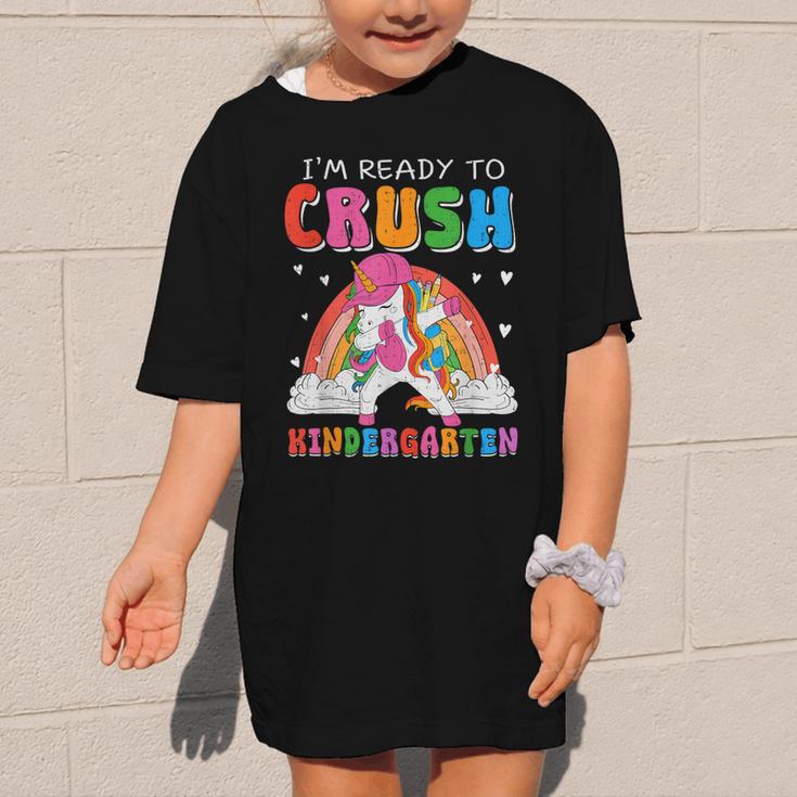 I'm Ready To Crush Kindergarten Unicorn Back To School Girls Graphic Kid T-Shirt