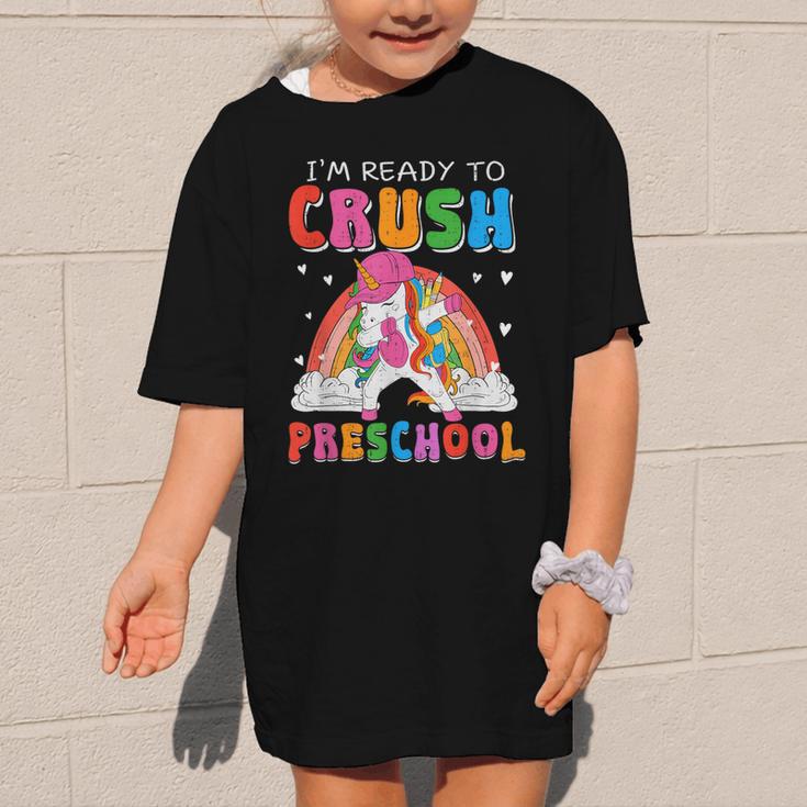 I'm Ready To Crush Preschool Unicorn Back To School Girl Kid Graphic Kid T-Shirt