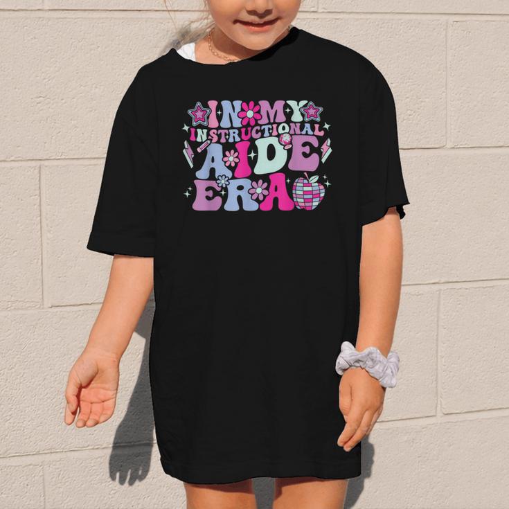 In My Instructional Aide Era Groovy Back To School Graphic Kid T-Shirt In My Instructional Aide Era Groovy Back To School Graphic Kid T-Shirt