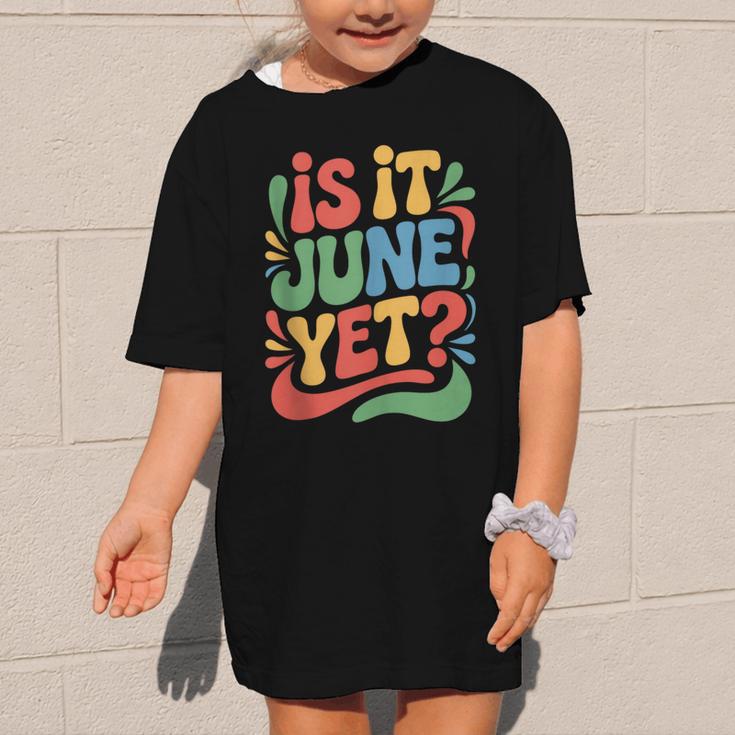 Is It June Yet Back To School Student Groovy Kids Graphic Kid T-Shirt Is It June Yet Back To School Student Groovy Kids Graphic Kid T-Shirt