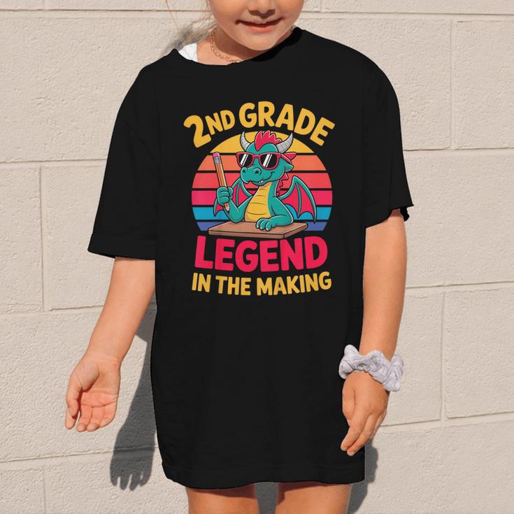 Kids 2nd Grade Dragon Boys Girls Back To School Graphic Kid T-Shirt Kids 2nd Grade Dragon Boys Girls Back To School Graphic Kid T-Shirt