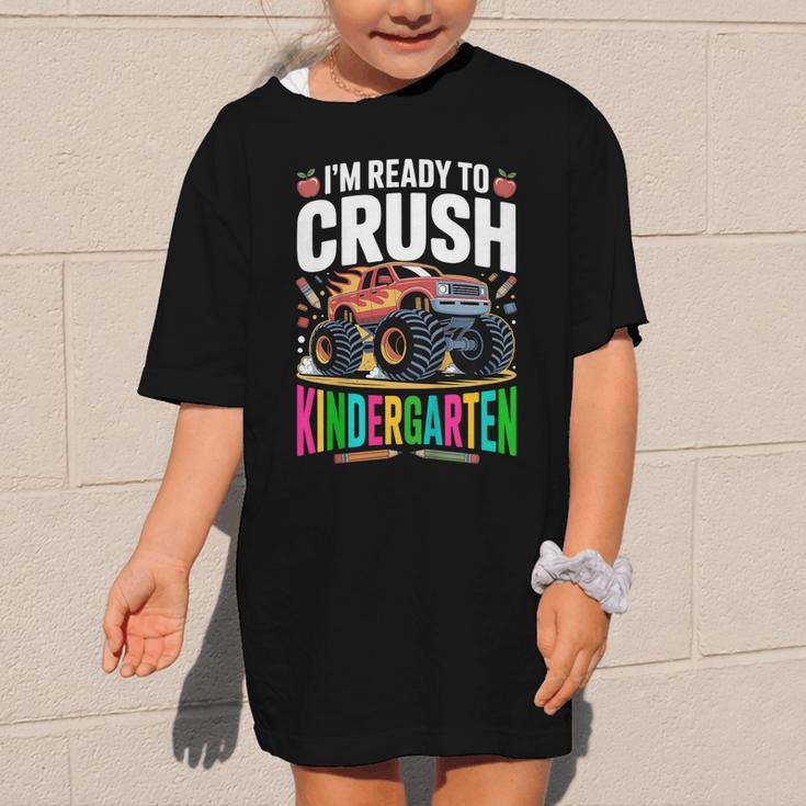 Kids Back To School I'm Ready To Crush Kindergarten For Boys Graphic Kid T-Shirt Kids Back To School I'm Ready To Crush Kindergarten For Boys Graphic Kid T-Shirt