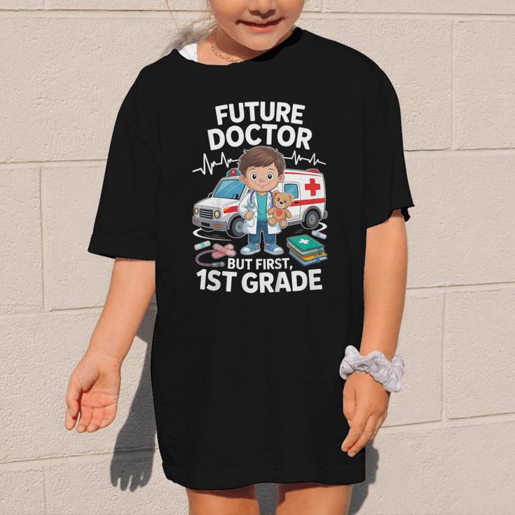 Kids Future Doctor 1st Grade Student Back To School Boy Kids Graphic Kid T-Shirt Kids Future Doctor 1st Grade Student Back To School Boy Kids Graphic Kid T-Shirt