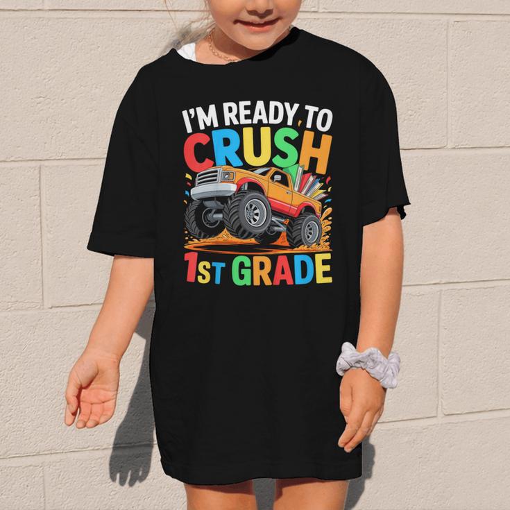 Kids I'm Ready To Crush 1st Grade Shirt Back To School Boy Graphic Kid T-Shirt
