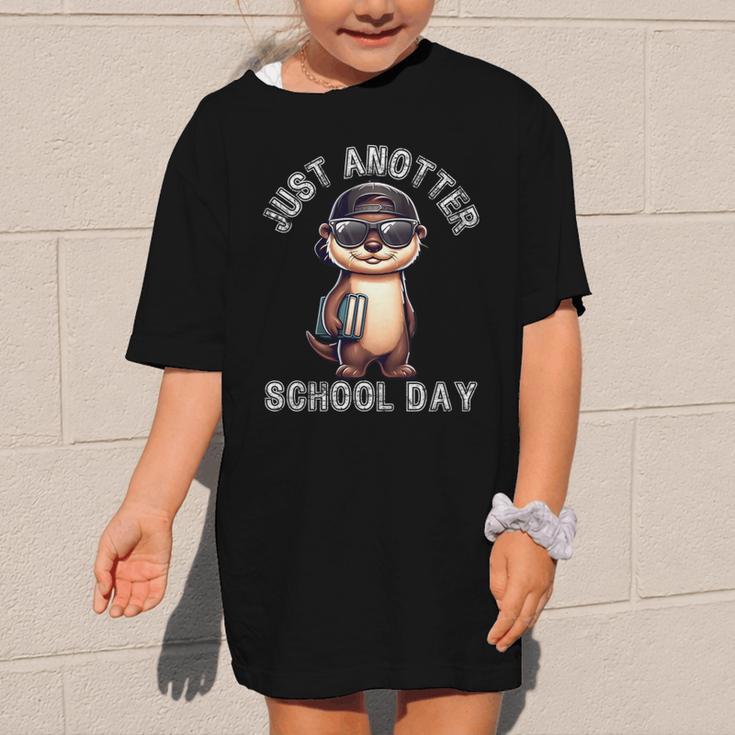 Kids Just Anotter School Day Otter Boys First Day Back To School Graphic Kid T-Shirt Kids Just Anotter School Day Otter Boys First Day Back To School Graphic Kid T-Shirt