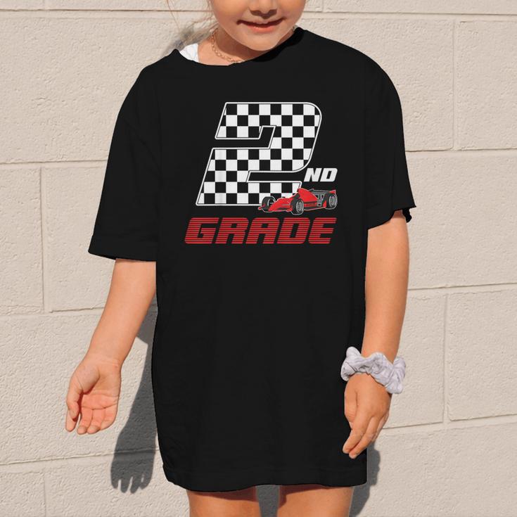 Kids Race Car 2nd Second Grade Boys Cars Lovers Back To School Graphic Kid T-Shirt Kids Race Car 2nd Second Grade Boys Cars Lovers Back To School Graphic Kid T-Shirt
