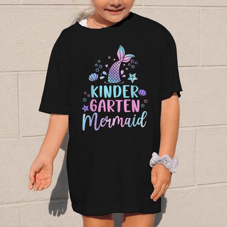 Kindergarten Mermaid Back To School Girls First Day Kinder Graphic Kid T-Shirt