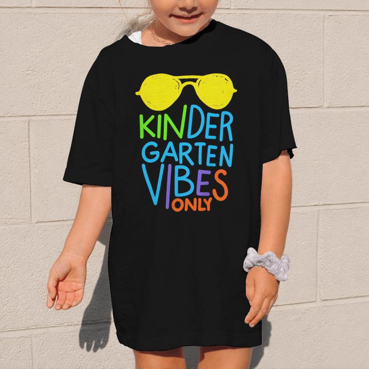 Kindergarten Vibes Only Glow Sunglasses Back To School Graphic Kid T-Shirt Kindergarten Vibes Only Glow Sunglasses Back To School Graphic Kid T-Shirt