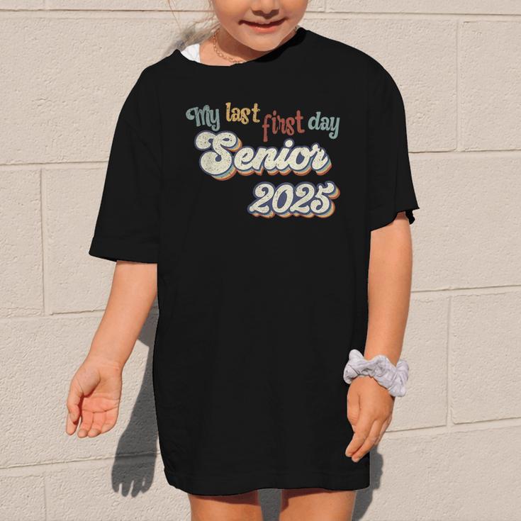 My Last First Day Senior 2025 Back To School Vintage Cool Graphic Kid T-Shirt My Last First Day Senior 2025 Back To School Vintage Cool Graphic Kid T-Shirt