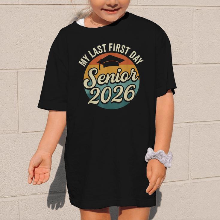 My Last First Day Senior 2026 Back To School Class Of 2026 Graphic Kid T-Shirt My Last First Day Senior 2026 Back To School Class Of 2026 Graphic Kid T-Shirt