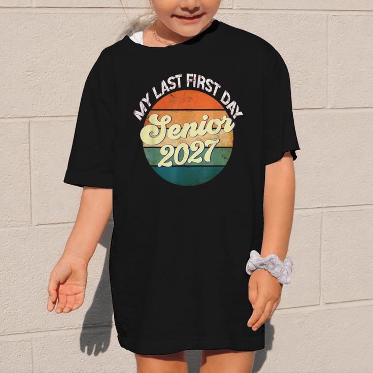 Last First Day Senior 2027 Back To School Class Of 2027 Graphic Kid T-Shirt Last First Day Senior 2027 Back To School Class Of 2027 Graphic Kid T-Shirt