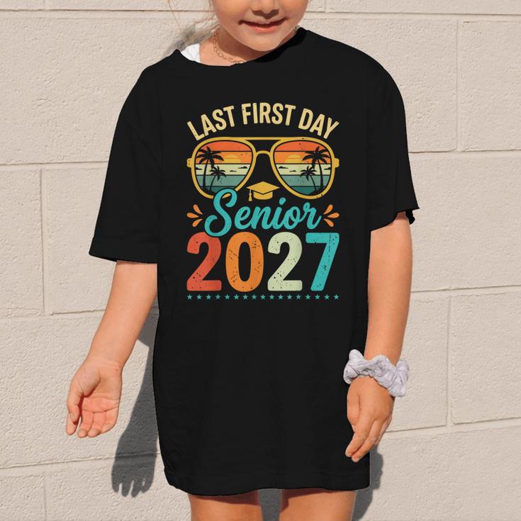 Last First Day Senior 2027 Back To School Students Tee Graphic Kid T-Shirt