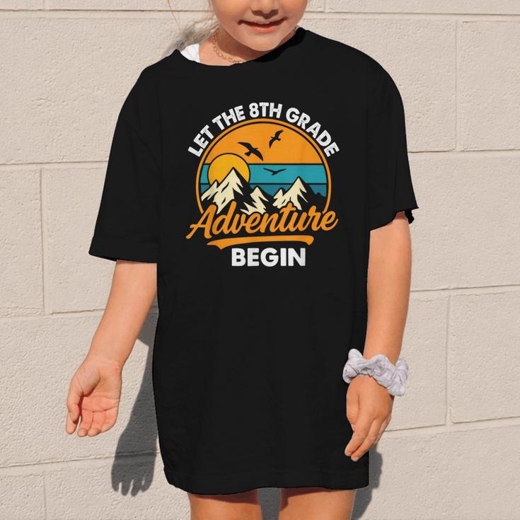 Let The 8th Grade Adventure Begin Back To School Graphic Kid T-Shirt Let The 8th Grade Adventure Begin Back To School Graphic Kid T-Shirt