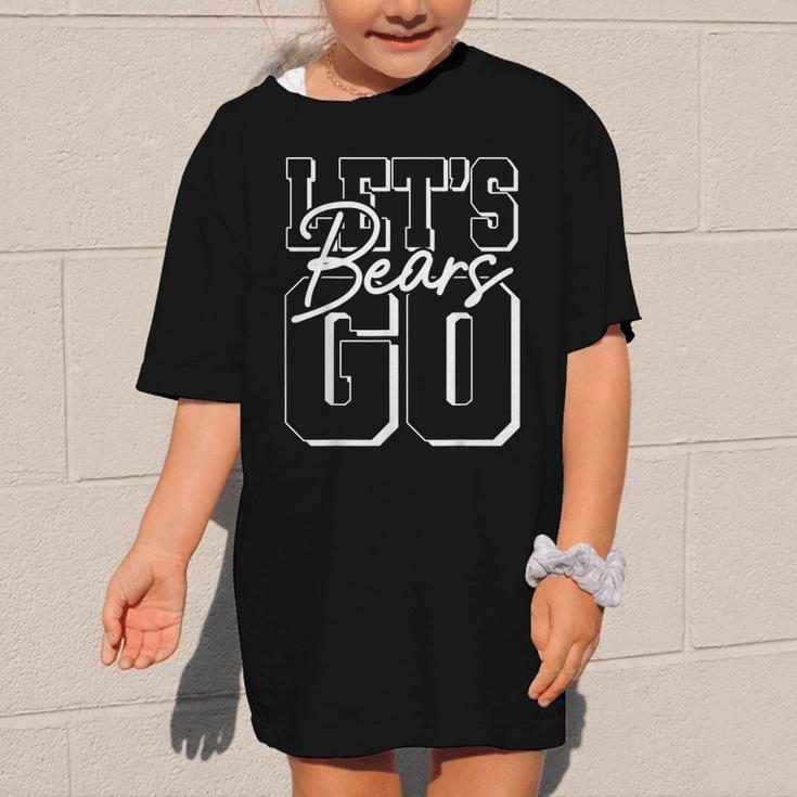 Let's Go Bears Back To School Spirit Graphic Kid T-Shirt