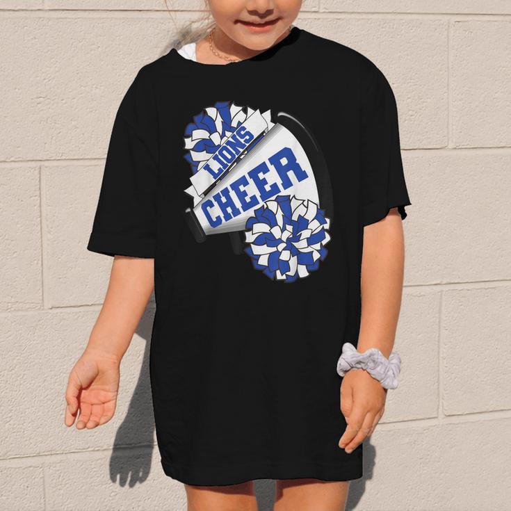 Lions Cheer Back To School Cheerleading Spirit B Graphic Kid T-Shirt Lions Cheer Back To School Cheerleading Spirit B Graphic Kid T-Shirt