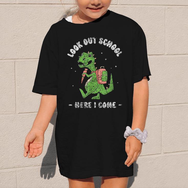 Look Out School Here I Come Grade Kids Pupil Back To School Graphic Kid T-Shirt Look Out School Here I Come Grade Kids Pupil Back To School Graphic Kid T-Shirt