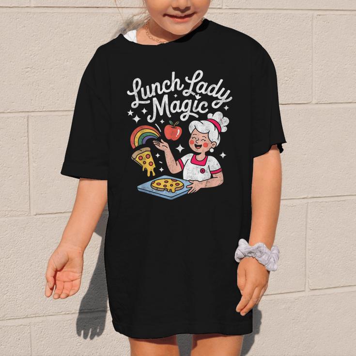 Lunch Lady Magic Cafeteria Worker Back To School Women Girls Graphic Kid T-Shirt Lunch Lady Magic Cafeteria Worker Back To School Women Girls Graphic Kid T-Shirt