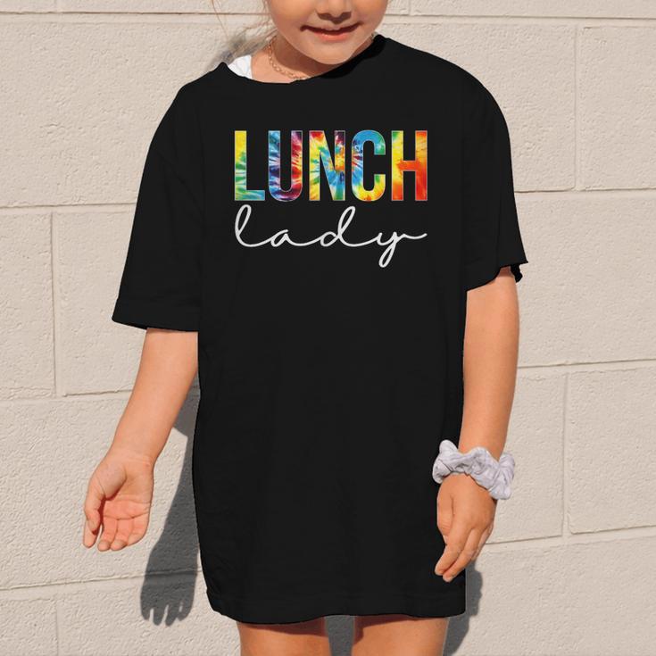 Lunch Lady For Work Tie Dye Back To School Appreciation Day Graphic Kid T-Shirt Lunch Lady For Work Tie Dye Back To School Appreciation Day Graphic Kid T-Shirt