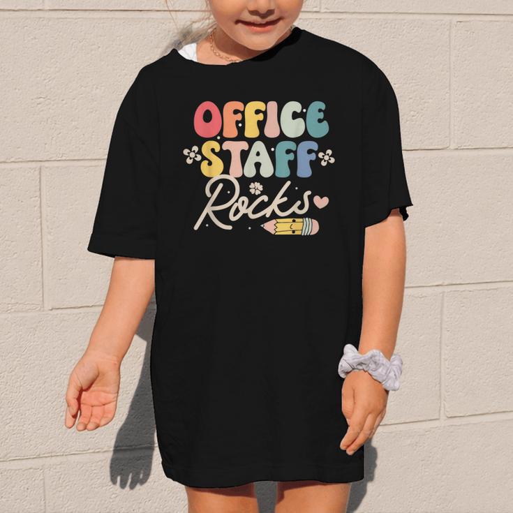 Office Staff Rocks Back To School Secretary Administrative Graphic Kid T-Shirt Office Staff Rocks Back To School Secretary Administrative Graphic Kid T-Shirt