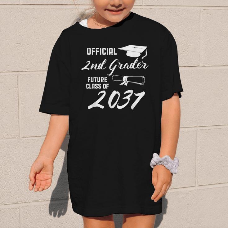 Official 2nd Grader Future Class Of 2037 Back To School Graphic Kid T-Shirt