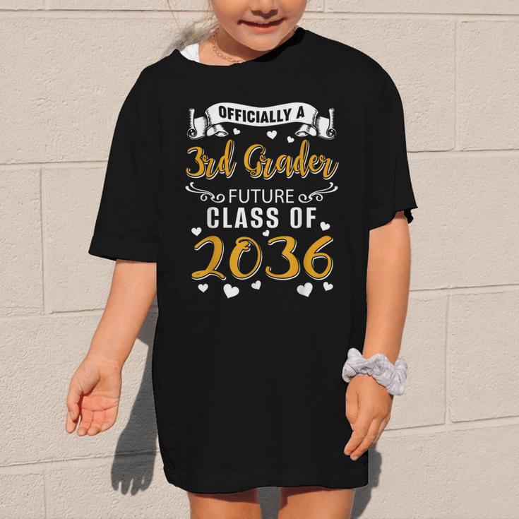 Officially a 3rd Grader Future Class Of 2036 Back To School Graphic Kid T-Shirt