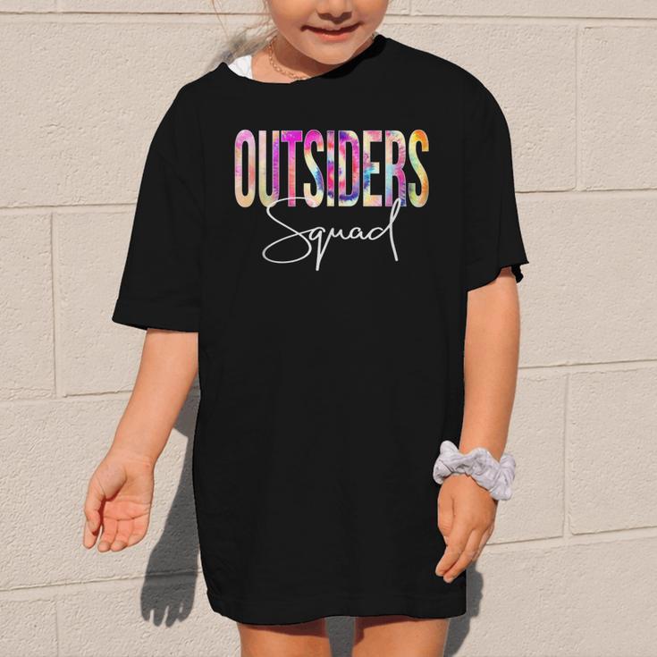 Outsiders Squad Tie Dye Back To School Women Appreciation Graphic Kid T-Shirt Outsiders Squad Tie Dye Back To School Women Appreciation Graphic Kid T-Shirt
