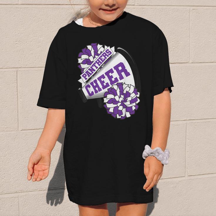 Panthers Cheer Back To School Cheerleading Spirit P Graphic Kid T-Shirt Panthers Cheer Back To School Cheerleading Spirit P Graphic Kid T-Shirt
