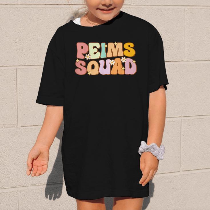 PEIMS Squad Groovy Back To School Women Appreciation Graphic Kid T-Shirt PEIMS Squad Groovy Back To School Women Appreciation Graphic Kid T-Shirt