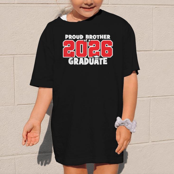 Proud Brother Of 2026 Graduate Matching Back To School R Graphic Kid T-Shirt Proud Brother Of 2026 Graduate Matching Back To School R Graphic Kid T-Shirt