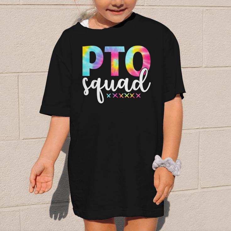 Pto Squad Groovy Back To School Women Appreciation Graphic Kid T-Shirt