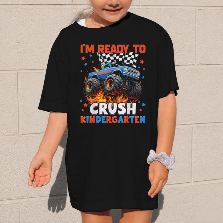 Ready To Crush Kindergarten Monster Truck Back To School Boy Graphic Kid T-Shirt Ready To Crush Kindergarten Monster Truck Back To School Boy Graphic Kid T-Shirt